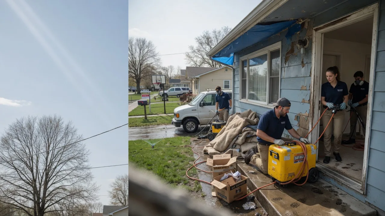 Basement Flood Cleanup in Thrall, TX near me